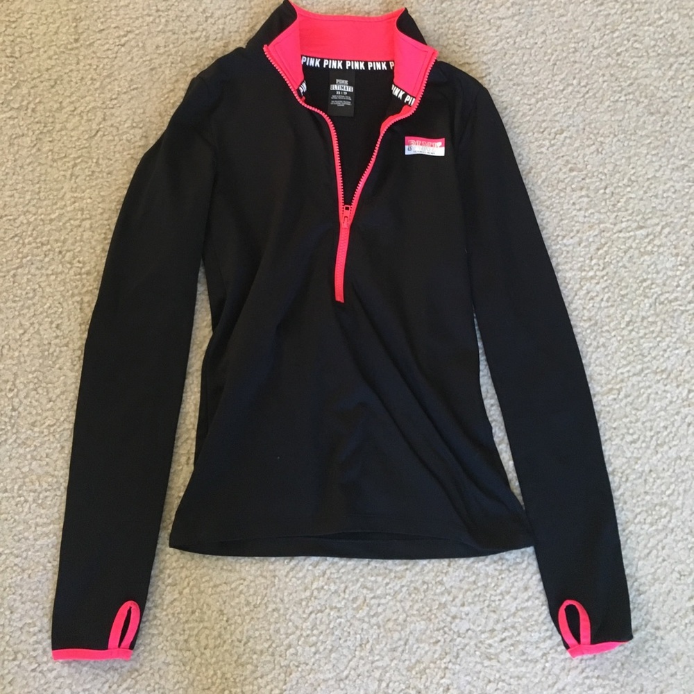 PINK VS half zip up 😍
